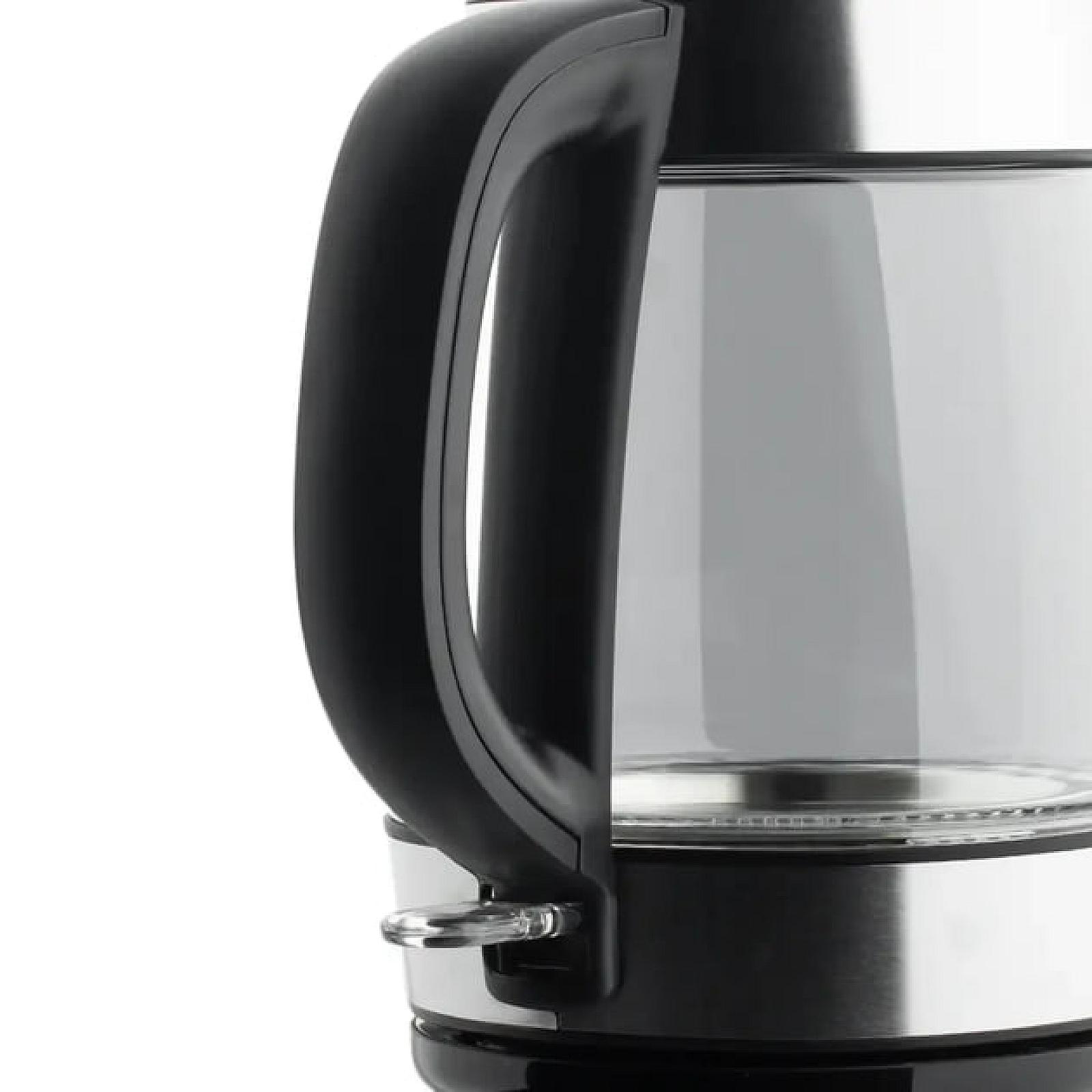 Електрочайник Domotec MS-7946 скляний, 1,7 л, 2200 Вт