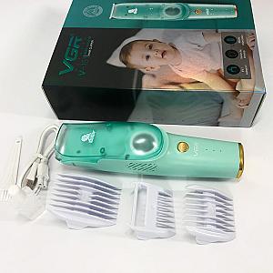 Дитяча машинка для стрижки VGR V-151 Baby із збиранням волосся, IPX7
