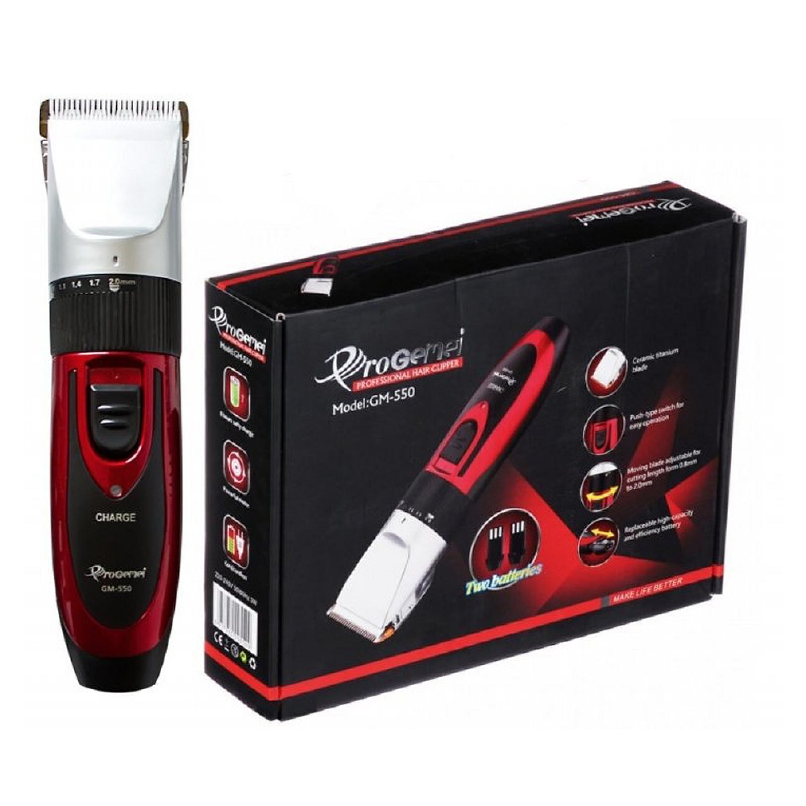Акумуляторна машинка для стрижки GEMEI GM-550
