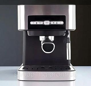 Кавомашина Crownberg CB-1566 1000 Вт 15 барів з капучинатором напівавтоматична каво машина для дому