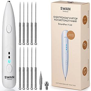 Електрокоагулятор Swan Beauty Y-3.0 для видалення папілом та бородавок плазмова ручка біла
