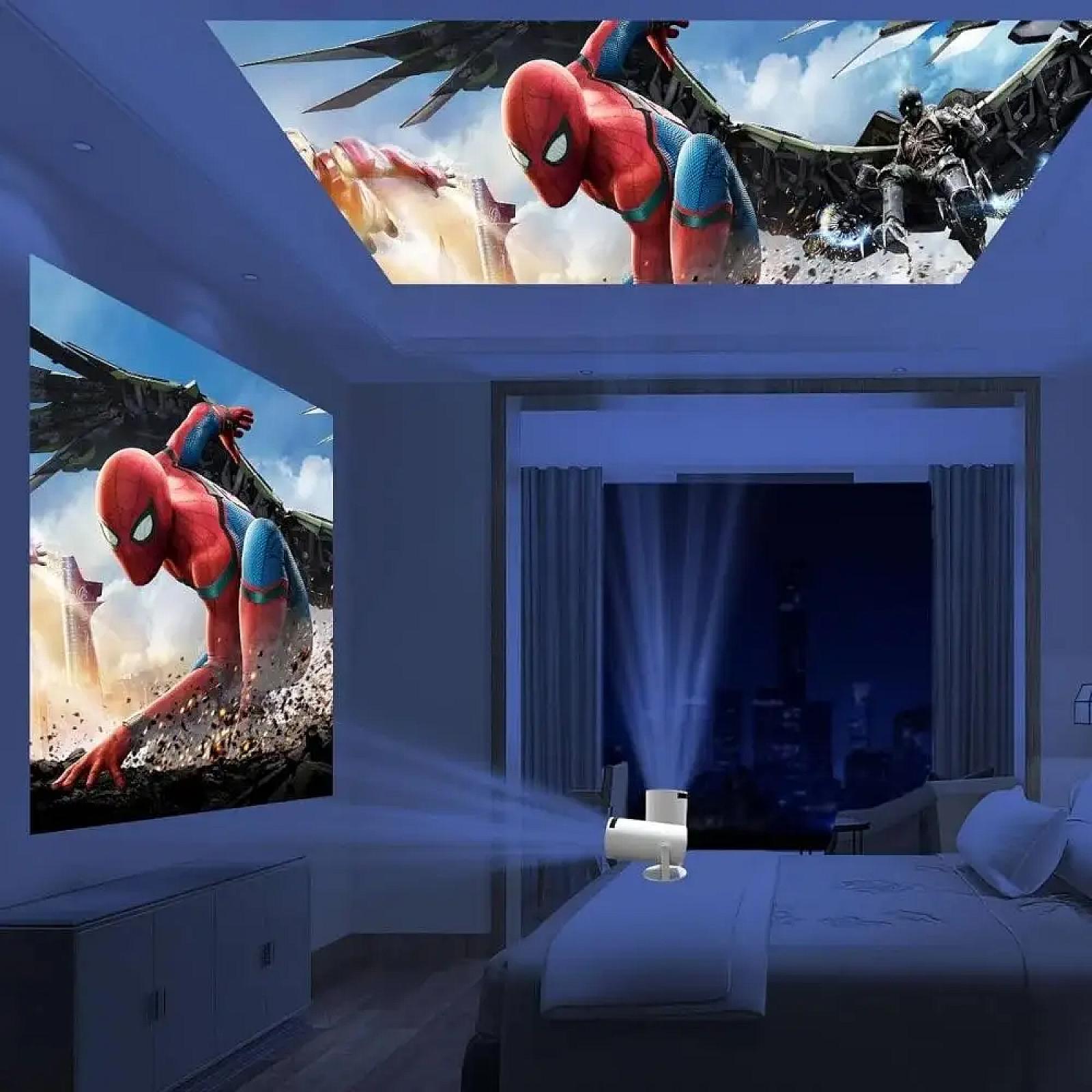 Смарт проектор 4К, з WiFi та Bluetooth (Android 11) + Пульт, HY 300 / Міні проектор для дому