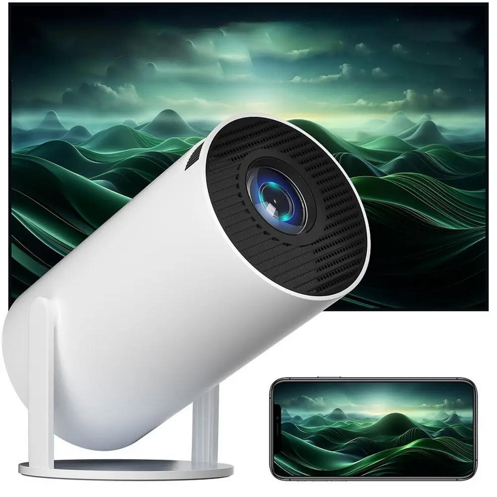 Смарт проектор 4К, з WiFi та Bluetooth (Android 11) + Пульт, HY 300 / Міні проектор для дому